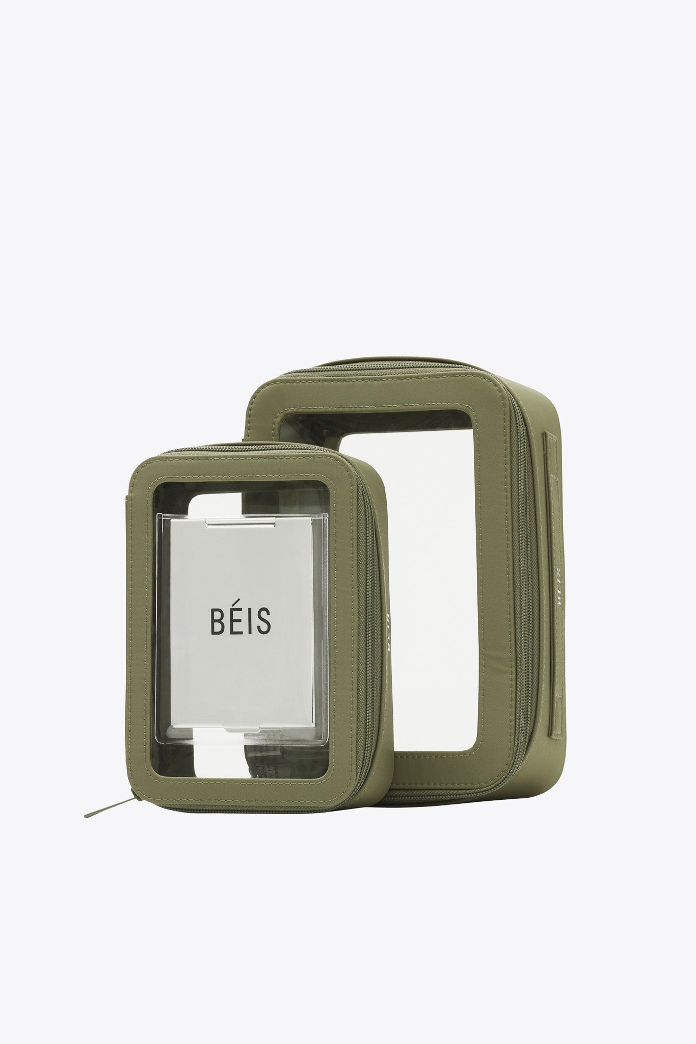 The In Flight Cosmetic Set in Olive - Image 4