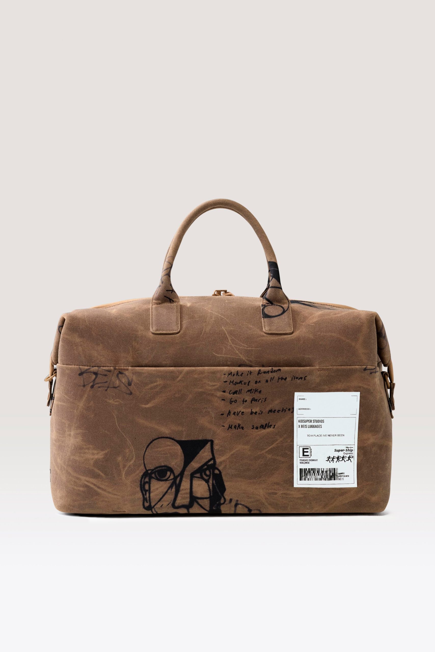 BÉIS x KidSuper The Carryall Duffle in Cargo - Image 5